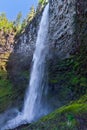 Oregon-Umpqua National Forest-Rogue-Umpqua Scenic Byway-Watson Falls Royalty Free Stock Photo