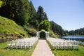 Oregon Wedding Venue by Lake Royalty Free Stock Photo