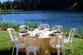 Oregon Wedding Venue by Lake Royalty Free Stock Photo