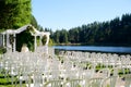 Oregon Wedding Venue by Lake Royalty Free Stock Photo