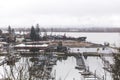 Oregon winter boat docks