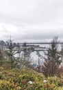 Oregon winter boat docks