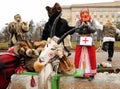 Orel, Russia, January 6, 2018: Koliada, Russian winter festival