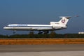 Orenair airlines Tupolev Tu-154B-2 RA-85602 landing at Domodedovo international airport.