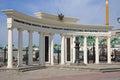 Orenburg region, Orenburg - 05.07.2023. Monument to the First Governor of the Orenburg Region-grateful descendants
