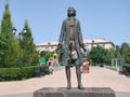 Orenburg region, Orenburg - 06.07.2023. Monument to the Russian Emperor Peter I