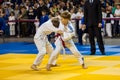 Orenburg, Russia - 16 April 2016: Boys compete in Judo