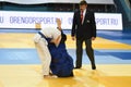 Orenburg, Russia - 21 October 2016: Boys compete in Judo