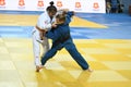 Orenburg, Russia - 21 October 2016: Girls compete in Judo