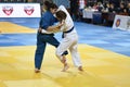 Orenburg, Russia - 21 October 2016: Girls compete in Judo