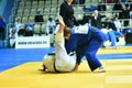 Orenburg, Russia - 21 October 2017: Girls compete in Judo