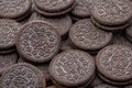 Oreo cookies close up. Royalty Free Stock Photo