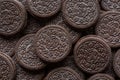 Oreo cookies close up. Royalty Free Stock Photo