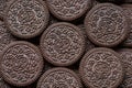 Oreo cookies close up. Royalty Free Stock Photo