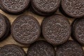 Oreo cookies close up. Royalty Free Stock Photo