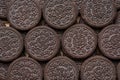 Oreo cookies close up. Royalty Free Stock Photo