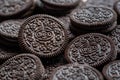 Oreo cookies close up. Royalty Free Stock Photo