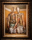 Orestes and Pylades, painting by Giorgio de Chirico Royalty Free Stock Photo