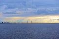Oresund Bridge Royalty Free Stock Photo