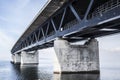 The Oresund Bridge,oresunds bron Royalty Free Stock Photo