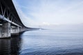 The Oresund Bridge,oresunds bron Royalty Free Stock Photo