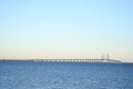 Oresund bridge, Sweden Royalty Free Stock Photo