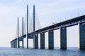 Oresund bridge, Sweden Royalty Free Stock Photo