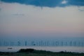 Oresund at dusk Royalty Free Stock Photo