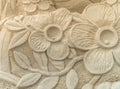 OREWA, NZ - MAR 23: Sand Sculpture of Flowers at the Orewa Sand Castle Competition Mar 23 2019