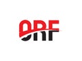 ORF Letter Initial Logo Design Vector Illustration Royalty Free Stock Photo