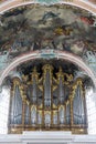 Organ of the Abbey at St. Gallen on Switzerland