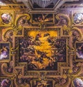 Organ Ceiling Paintings Church of San Zulian Venice Italy Royalty Free Stock Photo