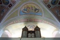 Organ in Church Annunciation of the Virgin Mary in Klanjec, Croatia