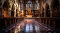 organ church interior Royalty Free Stock Photo