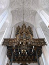 organ, church, interior, worship, architecture, catholicism,