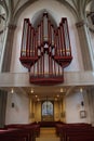 A organ in a church Royalty Free Stock Photo