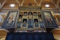 Organ church of Saint Maurice al Monastero Royalty Free Stock Photo