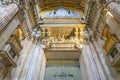 Organ of the church of Santa Agnese in Agone located in Piazza Navona, Rome, Italy Royalty Free Stock Photo