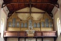 Organ in the Church of St. Maurus the Abbot in Bosiljevo, Croatia Royalty Free Stock Photo