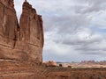 The Organ Within Courthouse Towers Cluster in Arches National Park Utah Photo Royalty Free Stock Photo