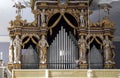 The organ in the Franciscan church in Dubrovnik Royalty Free Stock Photo