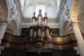 Organ inside a church in Brugge, Belgium