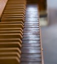 Organ Keys in Church Royalty Free Stock Photo