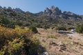 Organ Mountains at Aguirre Campground, New Mexico Royalty Free Stock Photo