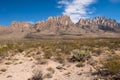 Organ Mountains Desert Peaks National Monument, New Mexico. Royalty Free Stock Photo