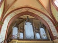 Organ in old church, Lithuania