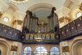 Organ in the church Assumption of the Virgin Mary in Pregrada, Croatia Royalty Free Stock Photo