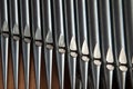 Organ Pipes Close-up Royalty Free Stock Photo