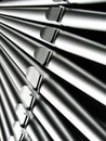 Organ pipes - close-up Royalty Free Stock Photo