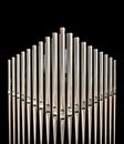 Organ pipes Royalty Free Stock Photo